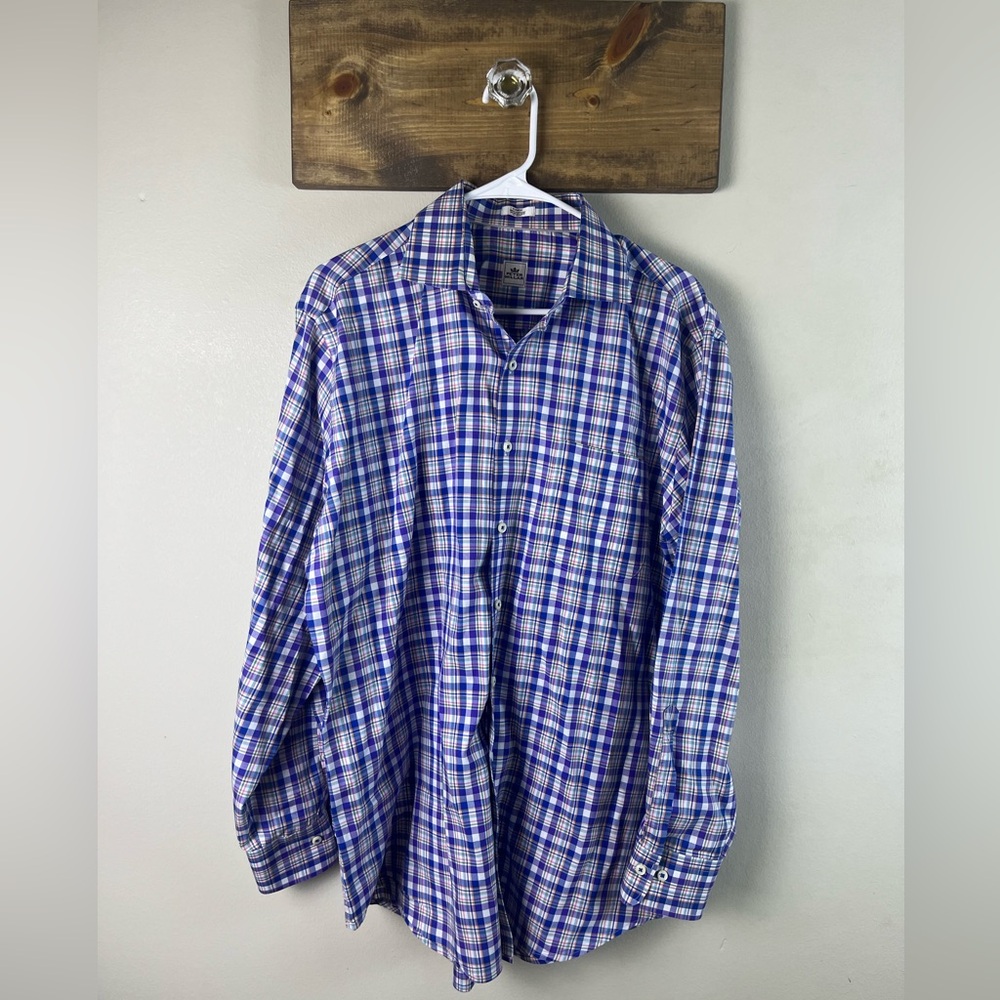 Nice Peter Millar Size Large Button Down Shirt- R… - image 1